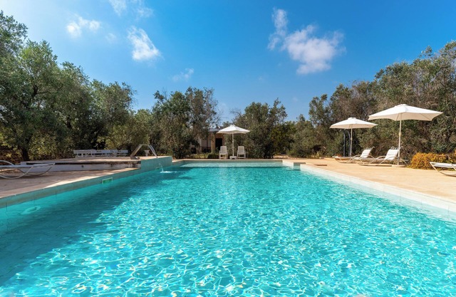 Ferienwohnung "Domus Mea Salento Arazzo Blu" mit Gemeinschaftspool und WLAN