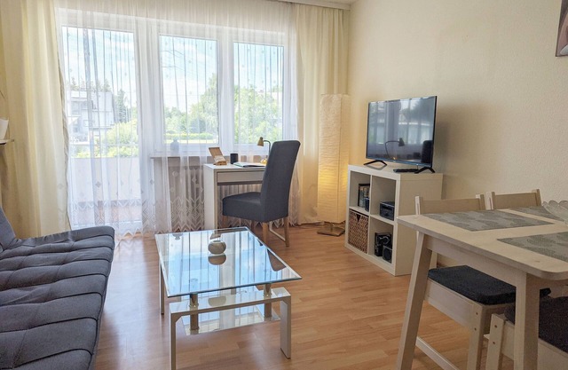 Ferienwohnung 'Haus Abendsonne Obergeschoss Klein' mit Gemeinschaftsterrasse, Balkon und WLAN