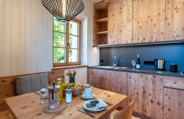 Ferienwohnung Hof im Thal Apt Linde mit Bergblick, Balkon und WLAN