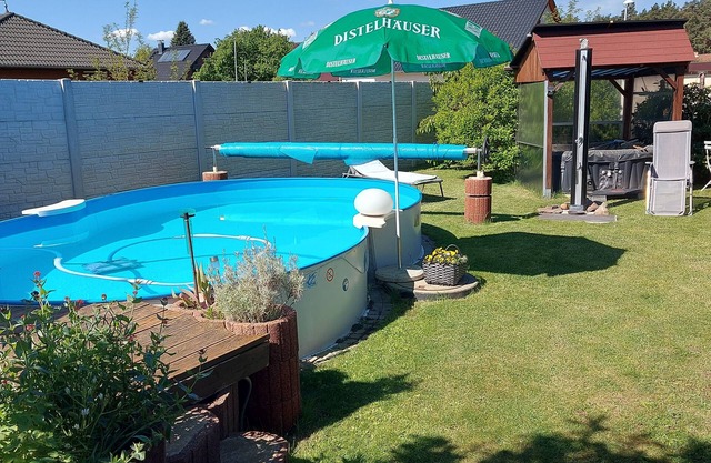 Ferienwohnung 'In Spreewaldnähe' mit Gemeinschaftspool, gemeinsamer Terrasse und Wi-Fi
