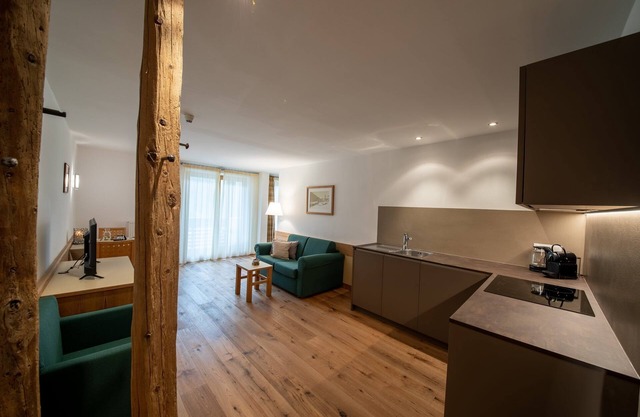 Ferienwohnung 'Pöder Blaue Schneid' mit Bergblick, Balkon, Gemeinschaftsgarten und WLAN