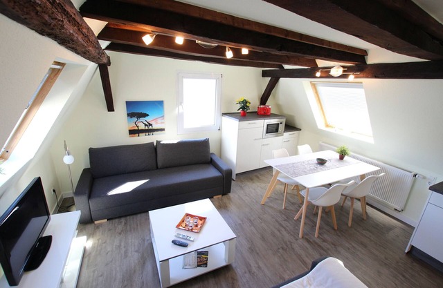 Ferienwohnung 'Rheinblick Wohnung 5' mit Gemeinschaftsterrasse, WLAN und Klimaanlage