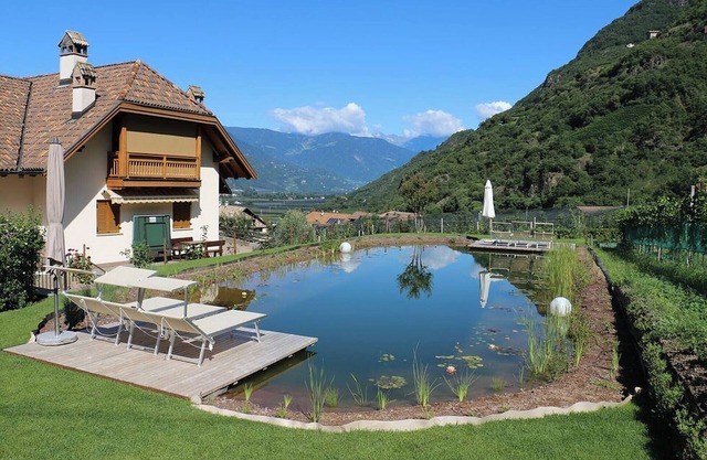 Ferienwohnung "Rosengartnerhof Maultasch" mit Bergblick, Gemeinschaftspool und WLAN