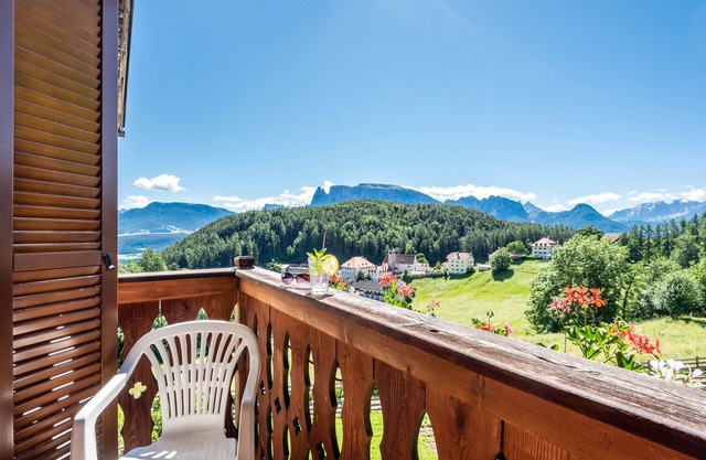 Ferienwohnung 'Sallrain Hof 2' mit Bergblick & Balkon