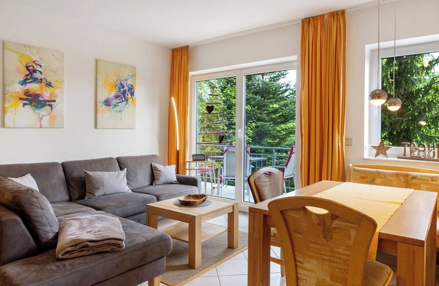 Ferienwohnung Tannenblick 7-1" mit Gemeinschaftsgarten, Balkon und Wi-Fi