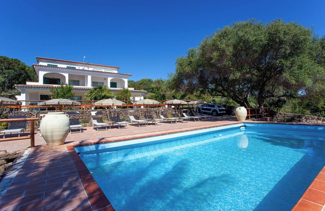 Ferienwohnung 'Villa Mula 3' mit Meerblick, WLAN, Terrasse und Gemeinschaftspool