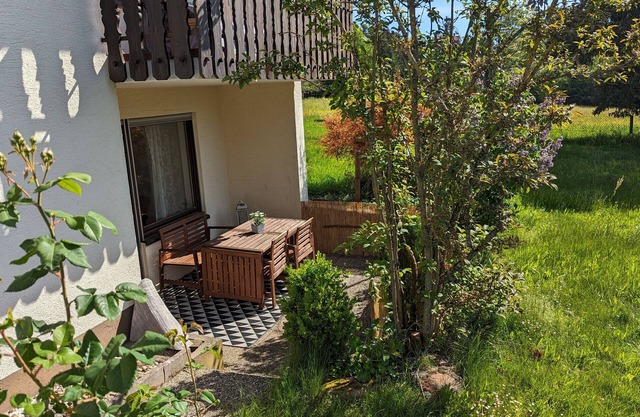 Ferienwohnung Wiesenblümle" mit privater Terrasse, privatem Garten und WLAN