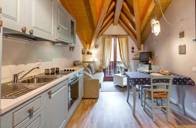 Holiday apartment with wellness area