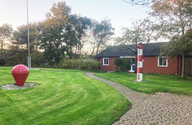 Ferienhaus 'Nordfeddersbüll' mit Gemeinschaftsgarten, Balkon und Wi-Fi