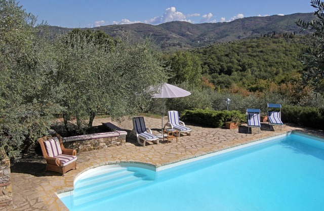 Ferienhaus 'Chianti Loft' mit Bergblick, Wi-Fi und Klimaanlage