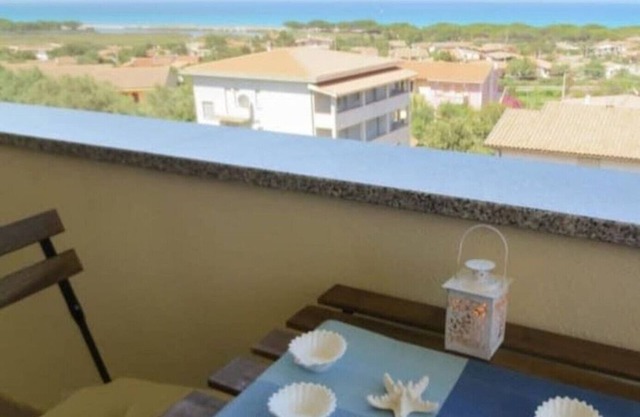 Ferienhaus 'Casa Vacanza Sa Petra Ruja B' mit Meerblick, Balkon und Klimaanlage