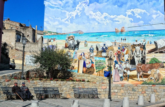 Casa de vacaciones "Casa Vacanza Il Murales" con Wi-Fi y A/C
