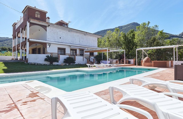 Ferienhaus 'El Ranchito' mit Bergblick, privatem Pool und WLAN
