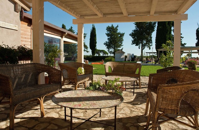 Resort mit Swimmingpool, Wellnessbereich und Klimaanlage