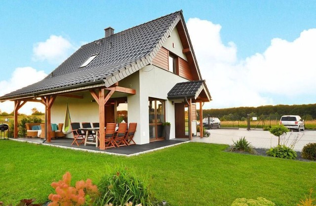 Ferienhaus in Mielno am Strand und See