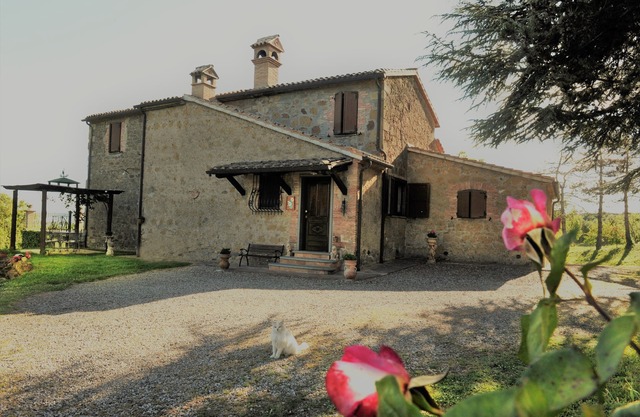 Ferienhaus mit Blick auf den Lago di Bolsena