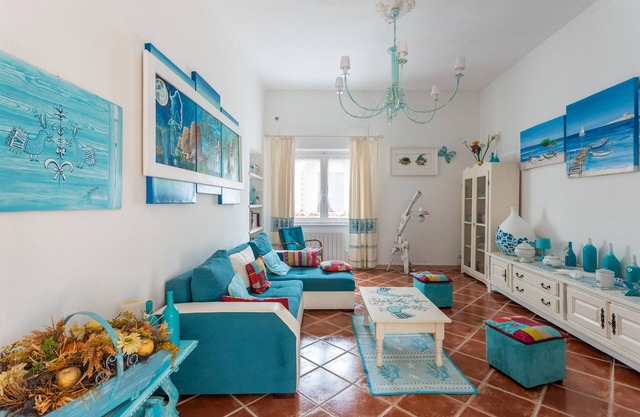 Holiday Home 'L'incanto Blu' with Private Terrace, Wi-Fi and Air Conditioning