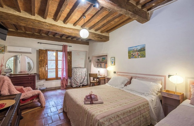 Ferienhaus 'La Casa Gialla Di Buonconvento' mit WLAN und Klimaanlage