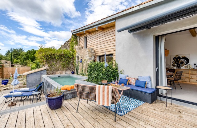Ferienhaus 'Le Mas De Coeur' mit Bergblick, Wi-Fi und Klimaanlage