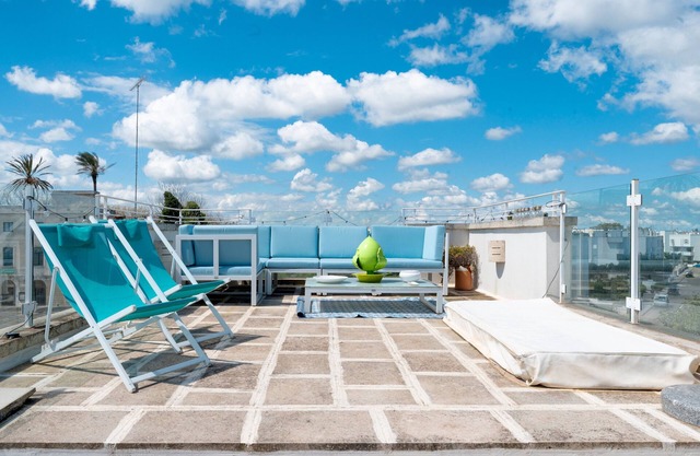 Ferienhaus 'Le Terrazze Otranto Attico - 5' mit Gemeinschaftsterrasse, Wi-Fi und Klimaanlage