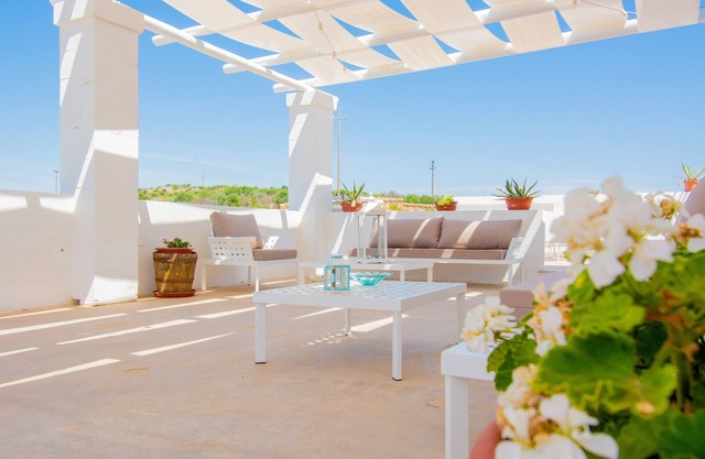 Ferienhaus "Masseria La Scalella - Fortificato" mit Meerblick, Terrasse & WLAN