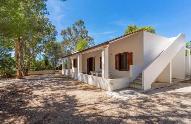 Ferienhaus "Tenuta La Saracina - Villino 1" mit Meerblick, Balkon und Klimaanlage