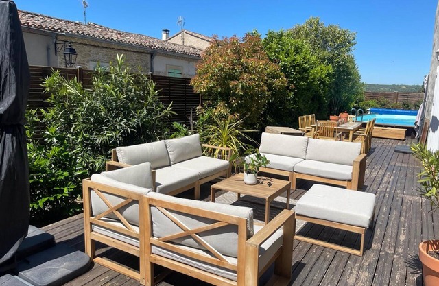 Ferienhaus 'Villa Avec Piscine Soupex' mit privatem Pool, privater Terrasse und WLAN