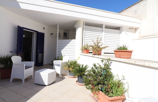 Ferienhaus 'Villetta Amelie A Otranto' mit Privatterrasse, WLAN und Klimaanlage