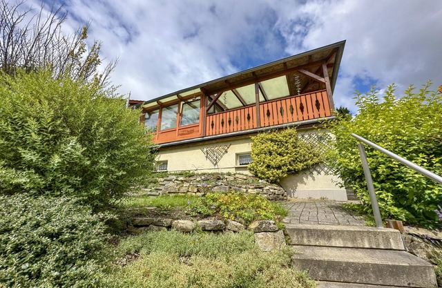 Ferienhaus im Selketal mit Kamin und Ausblick