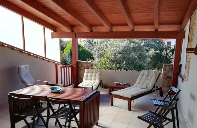Ferienhaus "da Marty & Ale" 200 mt. vom Strand, Terrasse, Garten.