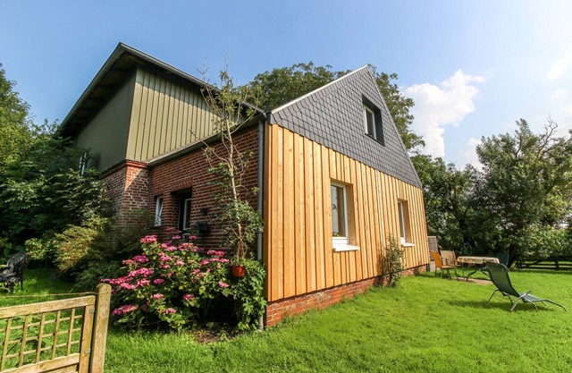 Ferienhaus in der Außenlage mit eigenem Garten u. weitem Blick in die Landschaft