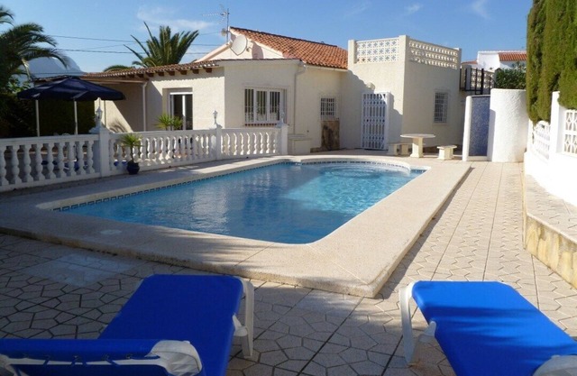 Ferienhaus mit privatem Pool, Klima, Glasfaserinternet