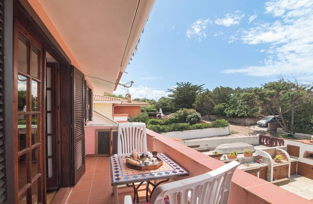 Ferienhaus "Villetta sul Mare" mit Meerblick, Garten und Balkon