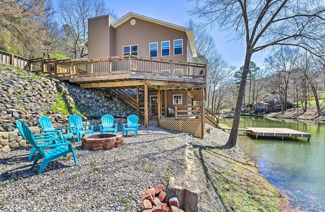 Home on Lake Catherine w/ Dock & Fire Pit