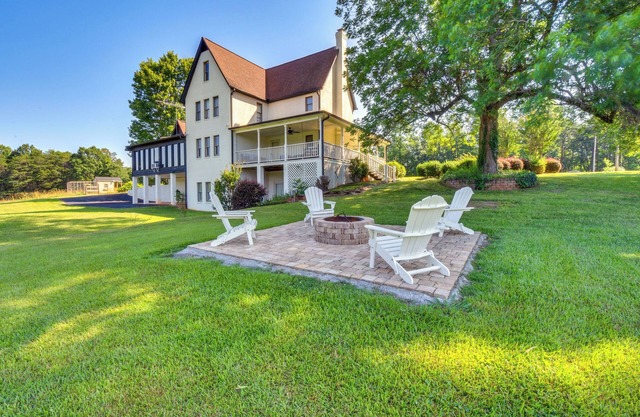 Home w/ Fire Pit on 27 Acres in Walhalla!
