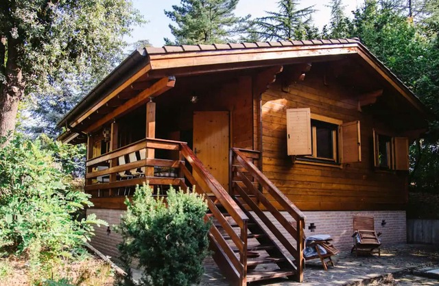 Homerez - Hütte für 4 Pers. mit Schwimmbad, sauna, jacuzzi, Spa und Garten