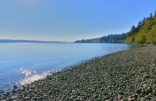 Bungalow am Strand von Hood Canal