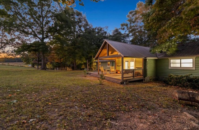 Farm Experience in a Beautiful Log Cabin