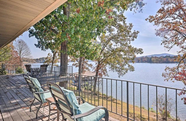 Hot Tub and Dock Lakefront Home in Hot Springs