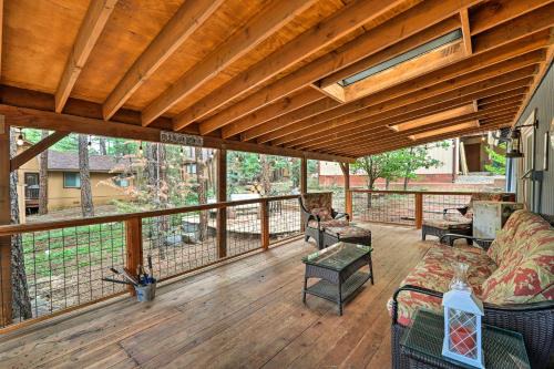 Hot Tub and Patio Pet-Friendly Cabin in Munds Park!