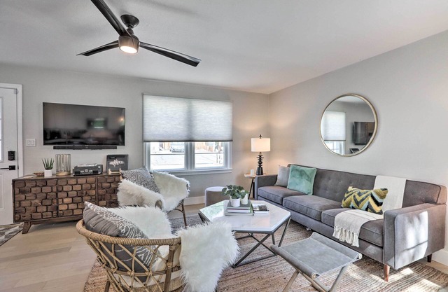 Hot Tub, Fire Pit: Midtown Reno Oasis!