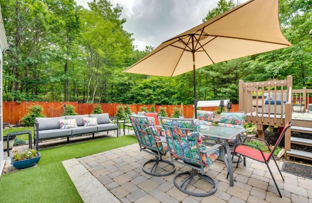 Hot Tub, Game Room and Fire Pit Pocono Summit Home!