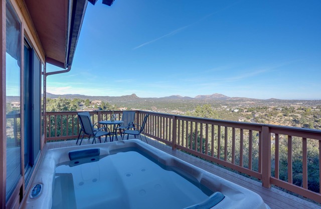 Hot Tub, Mountain Views: Scenic Prescott Home