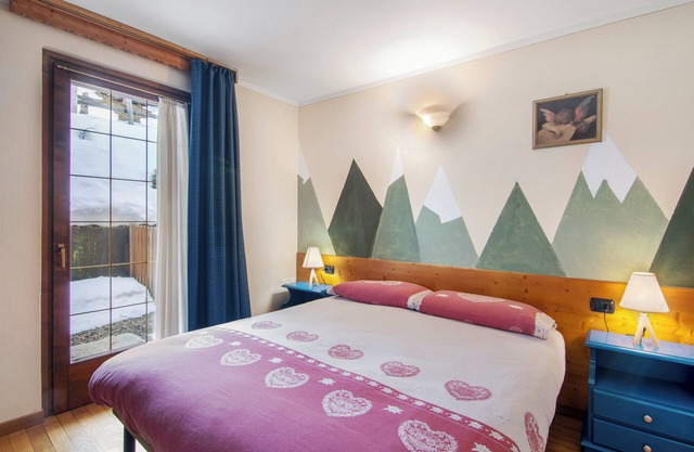 Hotel-Apartment "Residence Larice Bianco N3" mit Bergblick, Gemeinschaftsterrasse und WLAN