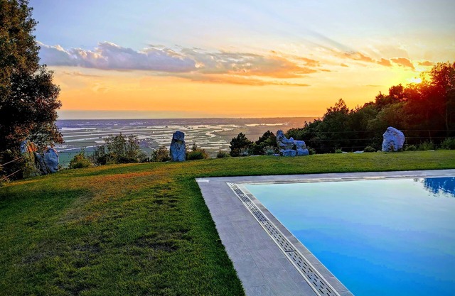 Haus Gelsomino in der Toskana (LUCCA) mit Pool, und spektakulärem Meerblick
