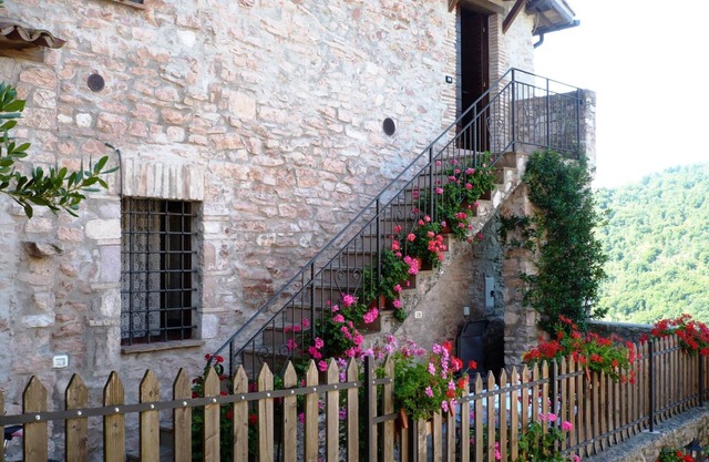 Haus in Macerino in den grünen umbrischen Hügeln