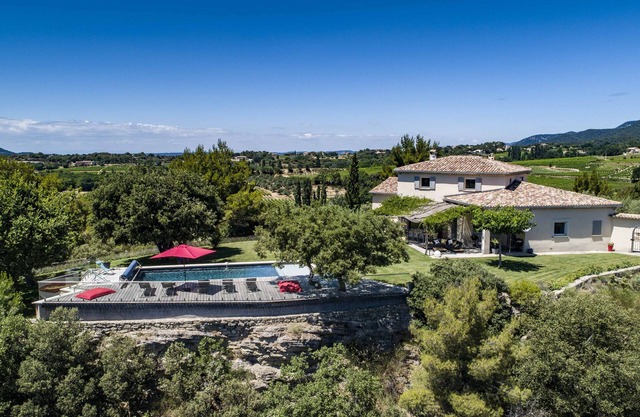 Haus in der Provence mit Pool, außergewöhnliche 360 ​​° Ansicht