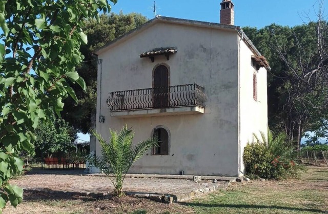 House in the greenery of a large citrus grove, private access to the beach.Relaxation and peace!
