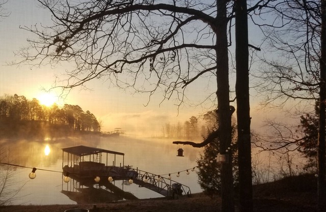 House on Lake Hartwell with amazing sunrises