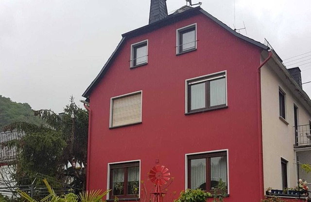 Haus an der Loreley mit Blick auf den Rhein